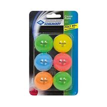 Donic Colour pops Table Tennis balls pack of 6 - Colours may vary  - $45.00