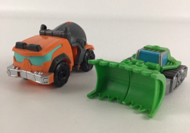 Playskool Heroes Rescue Bot Transformers Figures Boulder Wedge Construction Lot - £19.42 GBP
