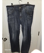 Rock &amp; Republic Jeans Mens 35x30 Blue Denim Straight Casual - Stretch - $262.90 MXN