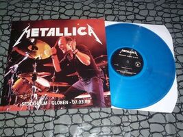 Metallica – Stockholm - Globen - 07.03.09 - Blue LP - $149.99