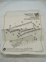 Cattle Car And Depot Set No 935 Assembly Instructions Only - $8.90