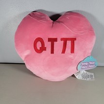 Cutie Pie Plush Heart Pillow Q T Pie Symbol Pink Soft New With Tags - £10.40 GBP