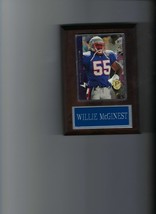 Willie Mc Ginest Plaque New England Patriots Football Nfl C - £0.76 GBP