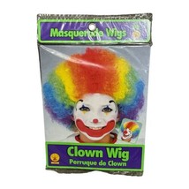 Rubies Rainbow Hair Clown Wig Adult One Size Fits All New - $9.49