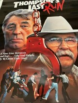 Movie Theater Cinema Poster Lobby Card 1986 Thompsons Last Run Wilford Brimley - £31.11 GBP