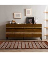 interoknack Vintage Oak Sideboard, Industrial Solid Wood &amp; Metal Buffet,... - $36,950.84 MXN