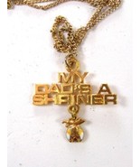 Mint Vintage 1970&#39;s-1980s My Dad&#39;s A Shriner Pendant &amp; 24&quot; Chain In Box - £19.77 GBP