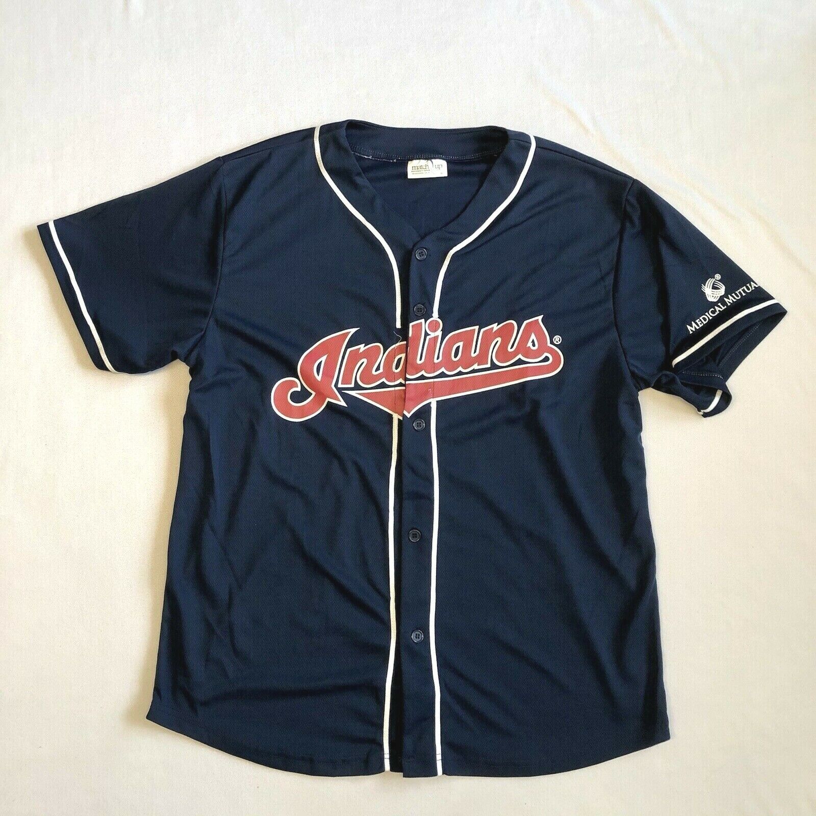 Primary image for Cleveland Indians #13 Omar Vizquel Giveaway Promotional Button Jersey Size XL