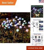 Multicolor Solar Garden Lights - 4 Pack Art Deco Pathway Decorations - $49.50