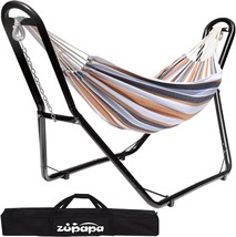 Zupapa Hammock Stand And Hammock, 2 Person Steel Hammock Frame And Hammock, - £104.26 GBP