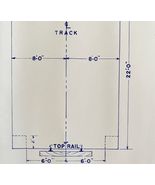 1966 Railroad Bangor Aroostook Clearance Sign Installation Blueprint K21... - $662.00 MXN