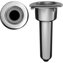 Mate Series Elite Screwless Stainless Steel 0° Rod &amp; Cup Holder - Drain - Round - £104.63 GBP