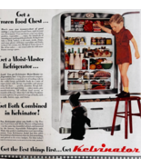 1947 Kelvinator Refrigerator Advertisement Home Appliances Vintage DWWW3 - $29.99