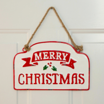 Merry Christmas tin Sign - SALE - £18.96 GBP