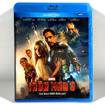 Iron Man 3 (2-Disc Blu-ray/DVD, 2013, Widescreen)  Robert Downey, Jr. - £7.44 GBP