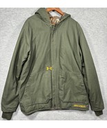 Under Armour Mens Jacket XL Green Hunting Outdoor Warm Hooded - $56.52