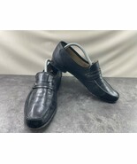 Bruno Magli Loafers Men 11 M Shoes Black Leather Slip On Moc Toe Career ... - $37.44