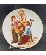 Norman Rockwell Collector Plate &quot;The Toy Maker&quot;, 6.5&quot; Dia, Licensed c.1982 - $18.00