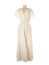 NWT Anthropologie Maeve Somerset Maxi in Ivory Eyelet Tiered Dress M - £103.65 GBP