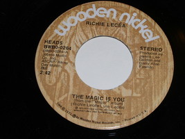 Richie Lecea The Magic Is You Season Of Mist 45 Rpm Vintage 1973 Wooden Nickel - £10.38 GBP