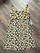 Diane Von Furstenberg x Target Mini Shift Dress Poppy Yellow Black Size ... - $14.49