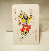 Single Swap Playing Card Joker Clown Desert Scene MCM - £3.12 GBP