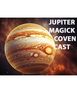 50x FULL COVEN JUPITER WEALTH CAREER EXPANSION HIGH MAGICK Witch Cassia4  - $77.77