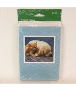 New Sealed 8 Vintage Tender Thoughts Kitten Puppy Blank Note Cards &amp; Env... - £7.77 GBP