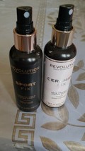 Makeup Revolution SPORT Fix &amp; Ceramide Fix Fixing Spray, 100ml / 3.38oz - 2 pack - £14.06 GBP
