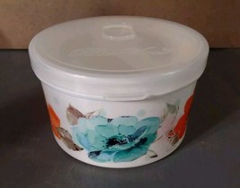 Pioneer Woman Food Storage Container Small Plastic Lid Vintage Floral 5x3 - €15,52 EUR