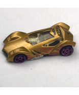 Hot Wheels 2002 Sinistra Metallic Gold &amp; Purple Die Cast Car Mattel Loos... - £9.68 GBP