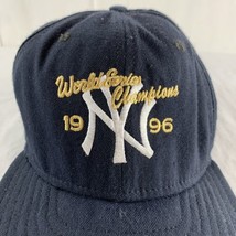 Vintage 1996 New York Yankees World Series Champions Embroidered SnapBack Hat - £43.67 GBP