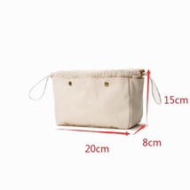 Soft Canvas Handbag Organizers Purse Liner Bag, Sturdy Purse Insert Organizer Ba - £61.67 GBP