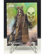 2025 Topps Chrome Star Wars Debut Benjar Pranic Kashyyyk Green Refractor... - $273.47 MXN