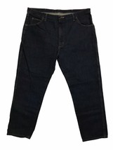 Men&#39;s Denim Jeans Size W42 L30 By Rustler - Blue - Comfortable - $12.73
