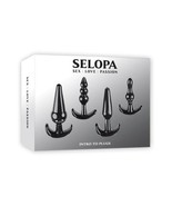 Selopa Intro To Plugs Butt Plugs 4 Pack Black - £12.22 GBP