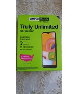 Simple Mobile Samsung Galaxy A01 16GB Smartphone 4G - Black - $88.24 CAD