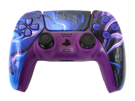 Custom Design Sony DualSense Wireless Controller PlayStation PS5 - Purple Swirl - £94.95 GBP
