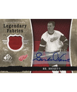 2006-07 UPPER DECK SP GAME USED #LF-GH GORDIE HOWE LEGENDARY FABRICS AUT... - $595.00