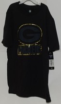 NFL Licensed Green Bay Packers Youth Large Black Gold Tee Shirt - £15.94 GBP