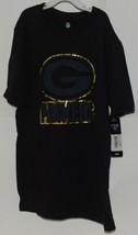 NFL Licensed Green Bay Packers Youth Large Black Gold Tee Shirt - £15.84 GBP