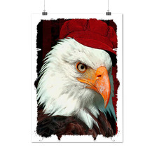 Eagle Bird Printed Animal Bird Head Matte/Glossy Poster A0 A1 A2 A3 A4 | Wellcod - £5.97 GBP+