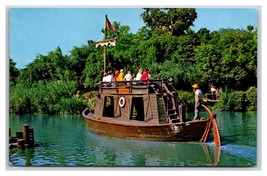 Frontierland Keel Barca Disneyland California Ca Unp Cromo Cartolina C-13 T7 - £8.83 GBP