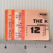 The Kinks John Cougar Ticket Stub September 12 1980 Pittsburgh Pennsylvania - $34.64