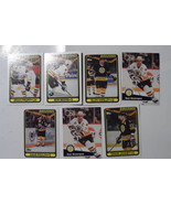 Boston Bruins 7 pc Hockey Card Collection - 1991 - Ray Bourque  Topps VG... - $14.50