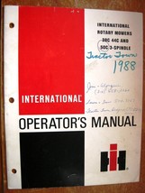 Opertor&#39;s Manual - International Harvester Cub Cadet Rotary Mowers 38C 4... - $10.95