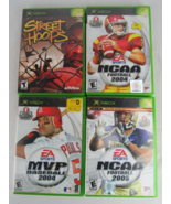 Lot Of 4 XBOX Games SPORTS MVP Baseball 2004 NCAA Football 2005 Street H... - £23.45 GBP