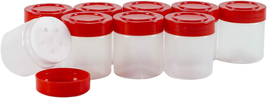 Pinnacle Mercantile 9 Pack 1Oz Mini Plastic Spice Jars Bottles Containers with S - £19.09 GBP