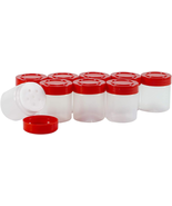 Pinnacle Mercantile 9 Pack 1Oz Mini Plastic Spice Jars Bottles Container... - £18.97 GBP