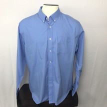 Mens Dockers Shirt Size XXL Button Front Long Sleeve - $12.84